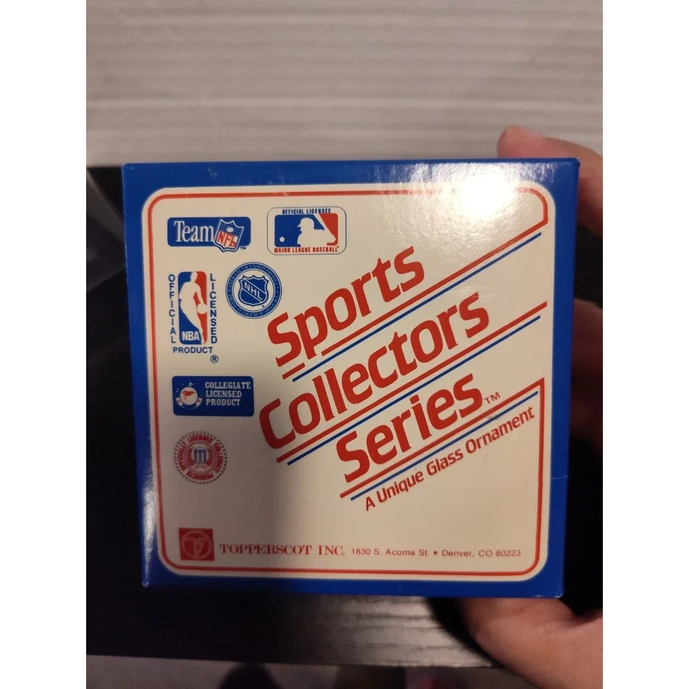 Topperscot Inc. Sports Collectors Series 1991 Twins World Champs Glass Ornament